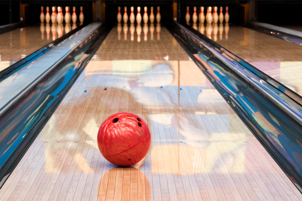 A Saturday at the bowling alley.
